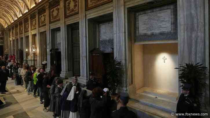 Pope Francis' tomb opens to visitors at Roman basilica, as 200K attend special Mass at St Peter's Square