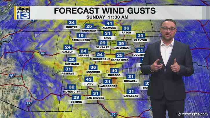 Fire threat returns as strong winds move into New Mexico