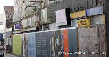 Welsh town built a bustling new market, but left behind the old one to become a haven for arsonists and vandals