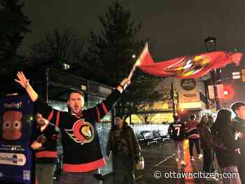 Elated Ottawa Senators' fans downtown went home happy
