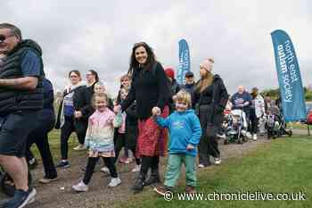 Photos capture over 300 people in 'uplifting' North East Autism Society's Walk For Acceptance