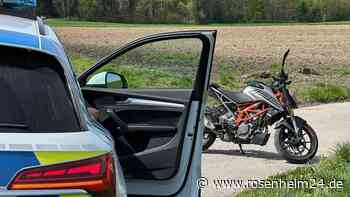 Motorradunfall bei Albaching – junge Bikerin kommt von Straße ab