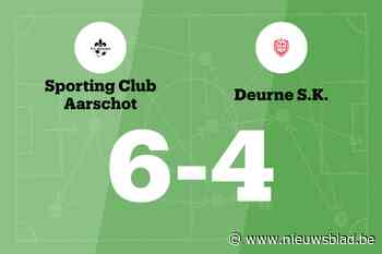 SC Aarschot B wint tegen SK Deurne door treffers van De Smedt