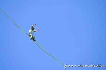 Wereldtoppers strijden straks om winst van WK highline op Hasseltse Tuikabelbrug