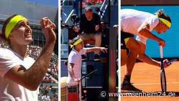 Zverev-Ausraster in Madrid – plötzlich greift das deutsche Tennis-Ass zum Handy