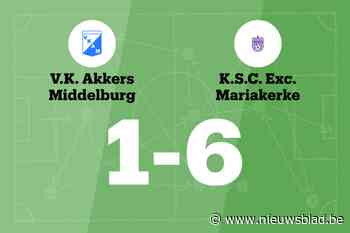 Weergaloze Kalkan leidt Excelsior Mariakerke langs VK Akkers Middelburg