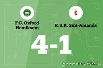 El Gallaf scoort drie keer voor Oxford Hemiksem in wedstrijd tegen Sint-Amands B