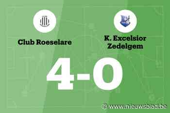 Trioen maakt twee goals voor Club Roeselare in wedstrijd tegen Excelsior Zedelgem