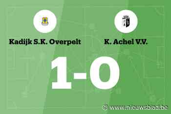 Molenberghs bezorgt Kadijk B zege tegen Achel VV B