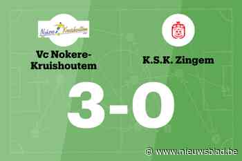 VC Nokere-Kruishoutem wint thuis van KSK Zingem, mede dankzij twee treffers B. Decuyper