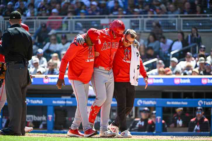 Angels’ Nolan Schanuel relieved to avoid serious injury