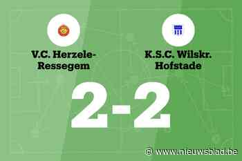 VC Herzele-Ressegem en Wilskracht Hofstade delen de punten