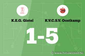 SV Oostkamp B wint spektakelwedstrijd van EG Gistel