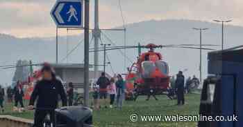 Police give update on stabbing at busy Welsh seaside resort