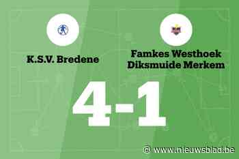 SV Bredene C wint thuis van Famkes Diksmuide Oostende, mede dankzij twee treffers Bourdain