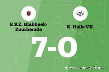 Glabbeek overklast Halle VV
