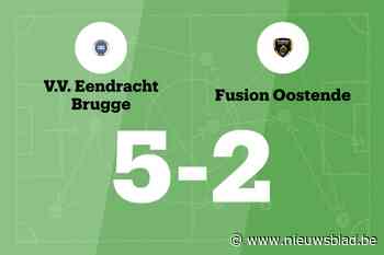 Eendracht Brugge wint tegen Fusion Oostende door treffers van Kovalyov