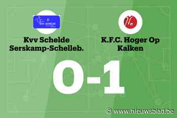 Van Belle is goud waard voor HO Kalken B tegen KVV Schelde B