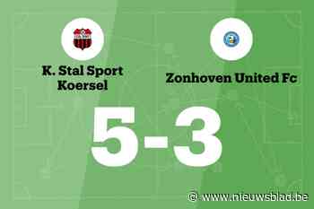 Stal wint sensationeel duel tegen Zonhoven Utd. B