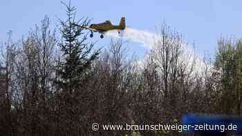 Feuer im Harz: Löscheinsatz im Wald soll bis Montag andauern
