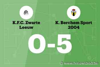 Berchem Sport B overklast Zwarte Leeuw B