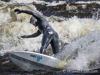 Stoked in the city: River surfers hit Bate Island