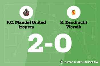 Sterke tweede helft genoeg voor Mandel United tegen Eendracht Wervik