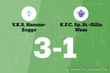 VKS Hamme-Zogge wint thuis van Sporting Sint-Gillis Waas, mede dankzij twee treffers Zahriou