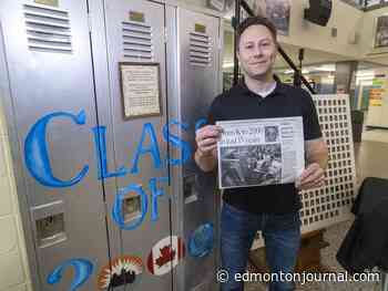 Time in a bottle: Unveiled time capsule from Edmonton high school a blast from Y2K past