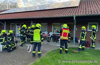 FW Flotwedel: Ortsfeuerwehren Wienhausen und Bockelskamp proben den Ernstfall im örtlichen Sportheim