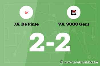 VV 9000 Gent speelt gelijk in uitwedstrijd tegen JV De Pinte