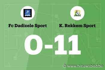 Rekkem Sport laat FC Dadizele Sport B kansloos