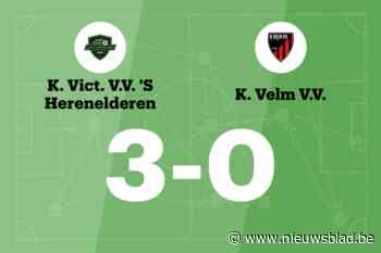 Overduidelijke winst voor s Herenelderen tegen Velm