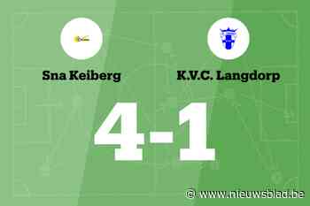 SNA Keiberg verslaat Langdorp