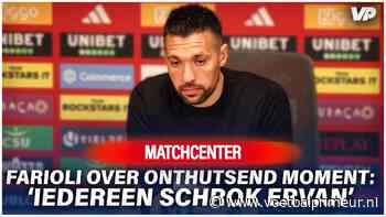 Zeer opvallende actie Farioli na 'shocking moment' in Arena: 'Dertig meter? Nee'