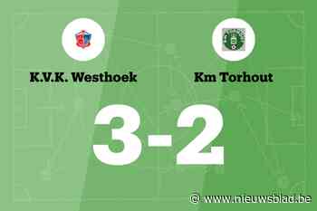 Zege voor KVK Westhoek in thuiswedstrijd tegen KM Torhout