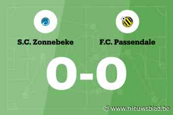 Doelpuntloos gelijkspel tussen SC Zonnebeke B en FC Passendale