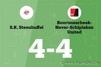 BHS United B sleept gelijkspel uit de brand in de uitwedstrijd tegen Steenhuffel B