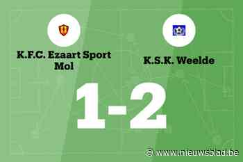Weelde wint de wedstrijd tegen Ezaart en beslist in de eerste helft