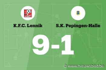 Lennik heeft geen medelijden met Pepingen-Halle B