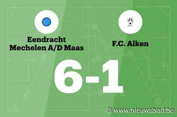 G. Gallo scoort vier keer voor E. Mechelen a/d Maas B dat wint van FC Alken