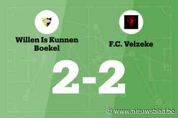 FC Velzeke speelt gelijk in uitwedstrijd tegen WIK Boekel