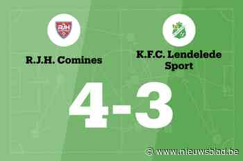 R.J.H. Comines wint met doelpunt verschil tegen FC Lendelede Sport