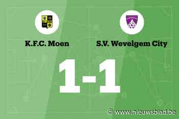 Debailleul redt punt voor FC Moen tegen SV Wevelgem City