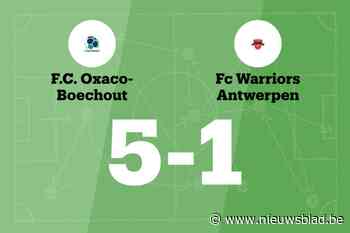 Vandeginste scoort twee keer voor FC Oxaco-Boechout in wedstrijd tegen Warriors