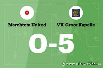 VV Groot Kapelle overklast Merchtem United B