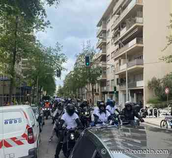 "Très touchés par la présence de gens qui ne connaissaient pas Alexandre": un cortège de motards a rendu hommage au jeune de 22 ans mort dans un accident de la route à Nice