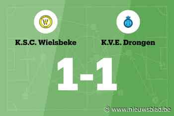 Decoster redt punt voor SC Wielsbeke tegen Drongen