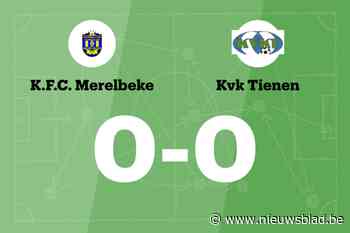 KFC Merelbeke en KVK Tienen blijven steken op 0-0