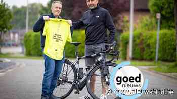 Frederik fietst 3.000 kilometer naar Compostella om zijn collega met ALS te helpen